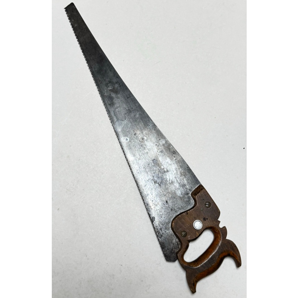 Sheffield Saw Works Antique Hand Saw 8 TPI Cast Steel
